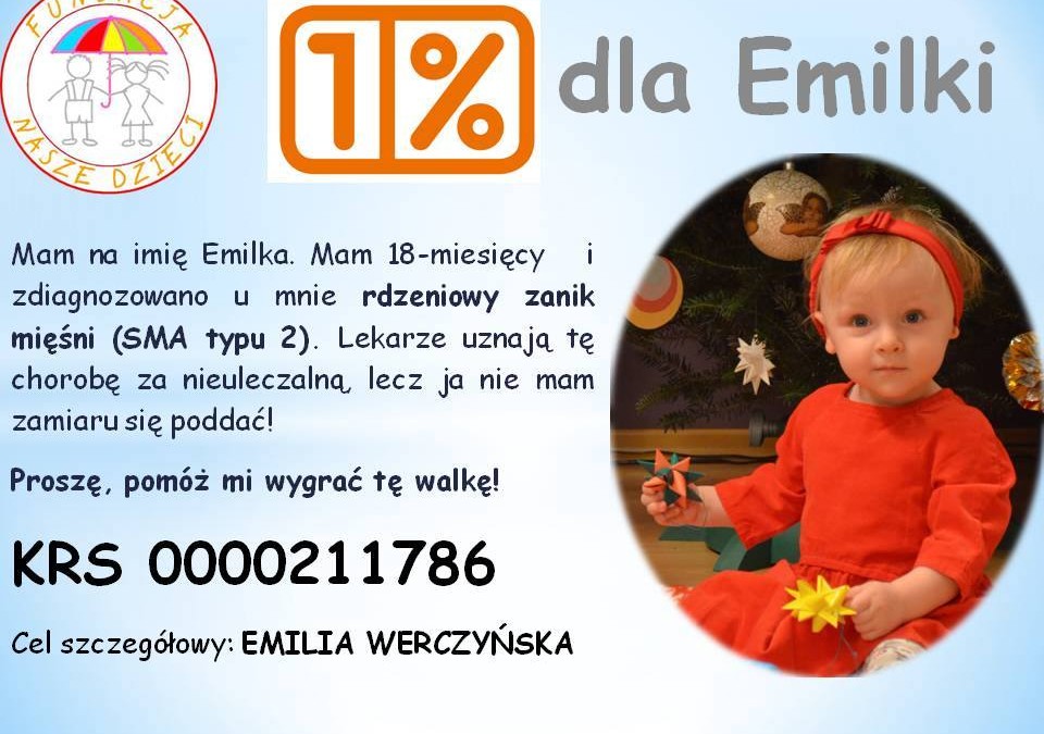 1% dla Emilki